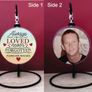 Personalised Photo Sphere with Stand Image 3