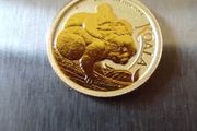 Gold coin koala
