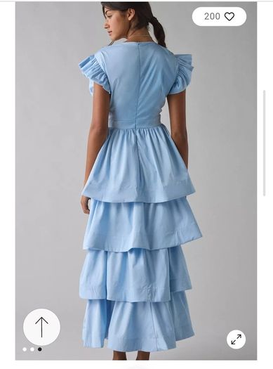 Sister Jane blue tiered dress uk10