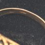 Vintage 9ct yellow gold panther head ring size  R Image 5