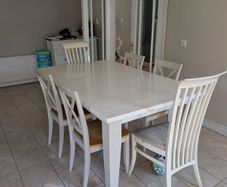 Wooden Dining Table & Chairs