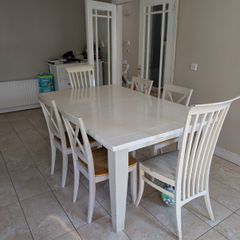 Wooden Dining Table & Chairs