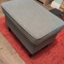 ikea Strandmon Grey Armchair and Footstool Image 3