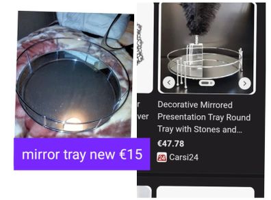 mirror tray