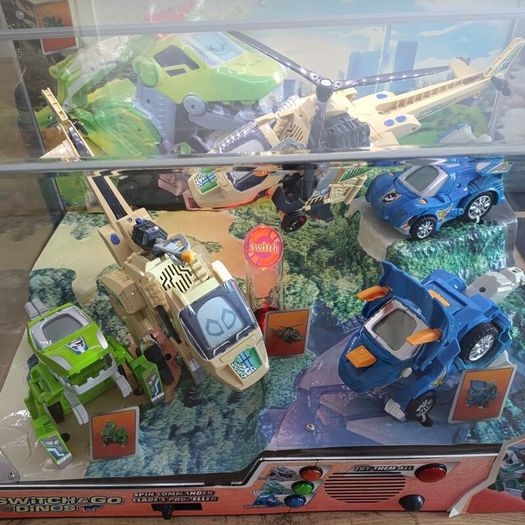 VTech Switch & Go Dinos Interactive Toy Retail Shop Display Case