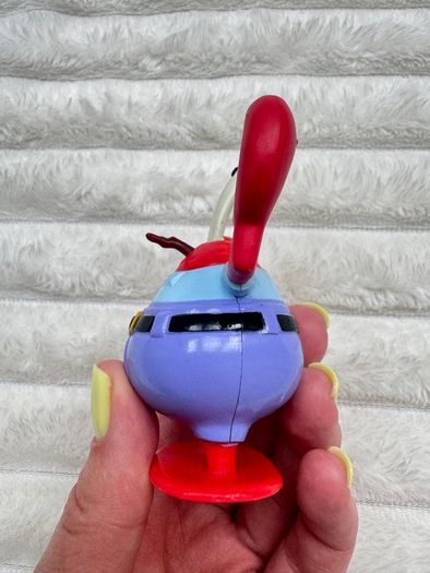Spongebob Squarepants 2011 Viacom Mr Krabs cake topper approx. 9 cm. Used Please see photos