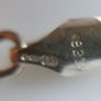 Vintage, Women's Sterling Silver 925 Bead Necklace. length 18,5" - 23,9g Image 9