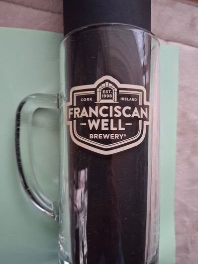 Vintage Franciscan Well Brewwery  Cork Pint Tankard Beer  Glass