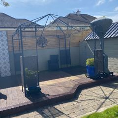 Ikea Gazebo complete with cream cover for top and sides
