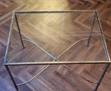 Mindy Browne Glass Top Table, never used
