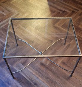 Mindy Browne Glass Top Table, never used