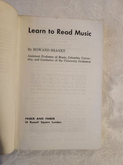 3 X Music Books Vintage For Sale. 1 X The Rudiments Of Harmony By G.a. Macfarren. Large Volume Hardback. 2 X Pianist's Handbook.  V1. By Franklin Peterson. Hardback In Good Condition.  3 X Learn To Read Music. By Howard Shanet. 1969 Paperback In Good Cond