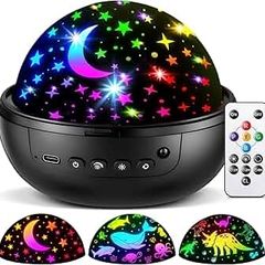 Night Light Projector for Bedroom, 93 Lighting  3 Films Star Projector Plug in Night Light Kids, 360  Rotate & Timer & Dimmable Sensory Lights, Nursery Decor