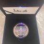 Magnificent Landmarks Empire State Building glow in dark Silver 2oz coin box+coa Image 6