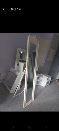 XL Ornate Wall Mirror  160 x 80