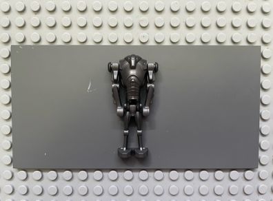 lego Star Wars sw1321 Super Battle Droid minifigure- Pearl Dark Gray, Narrow Head, Chest Light Indent