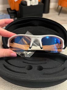 Oakley Flak Jacket XLJ Sunglasses - White