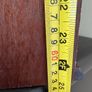 Vintage The Bombay Company Mirrored Curved Glass Wood Curio Cabinet Image 10