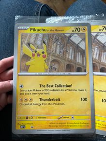Sealed Pikachu at the Museum Jumbo Promo Card