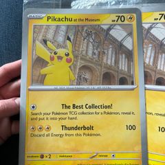 Sealed Pikachu at the Museum Jumbo Promo Card