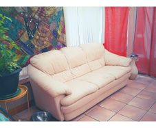 Leather sofa