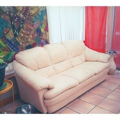 Leather sofa