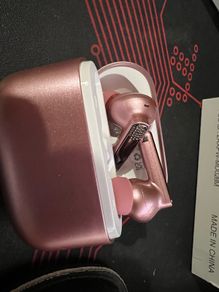 Wireless Earbuds, 2025 Bluetooth 5.3 Headphones with ENC Noise Cancelling Mic-BK01 Rose color