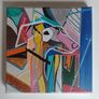 Original Painting of a Dog Framed Original Abstract Painting of Dog  Fauvist Art Figurative Art Image 8