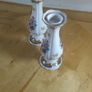 Limoges Porcelain Candlesticks Pair of Hand-Decorated Floral Holders with Box Image 4