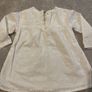 Mango baby girl white dress 9-12 m 80 cm. Image 2
