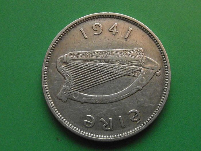 Irish Republic. Silver Florin (1941)
