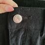 black corduroy trousers Image 4