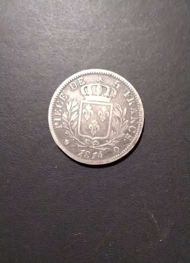 French   Silver   Coin Louis  Xv111 Roi