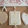 Mamas & Papas Light of the Moon fabric hanging photo frame. New Image 3