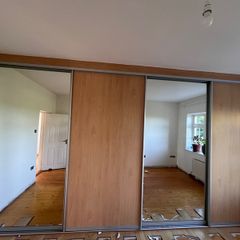 Large Fitted Wardrobe with Sliding & Mirrored Doors