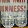 2 vintage Guinness glasses Image 2