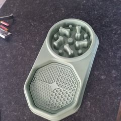 Dog Slow Feeder + Lick Mat Bowl