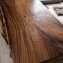 Hand Made Wooden Dining Set Image 5