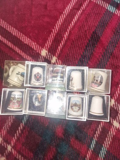 120 Collectible Sewing Thimbles From Around The Word