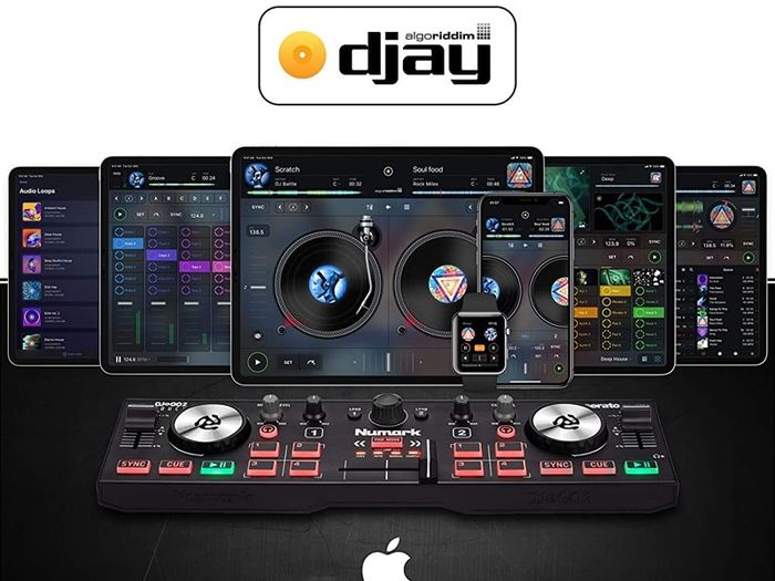 Touch Compact 2 Deck USB DJ Controller with Mixer / Crossfader, Audio Interface and Touch Capacitive Jog Wheels (FREE POSTAGE)
