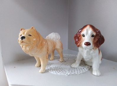 Two Sylvac Dog Ornaments
