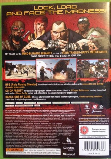 Borderlands [2009] (Xbox 360 Game)