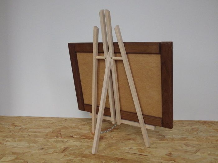 Blackboard A3 with Wooden Easel for Wedding Events or Shop's Window