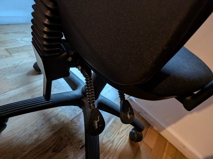 black office chair