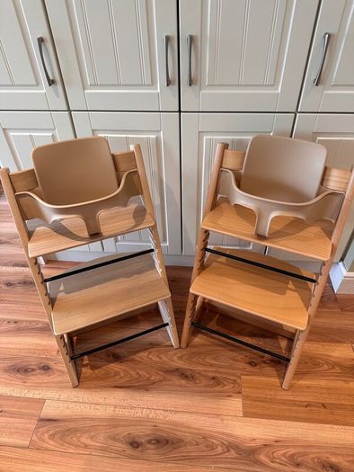 Tripp Trapp High chairs x 2 for sale - 280 each