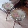 Mid century french tripod side table or plant stand Image 7