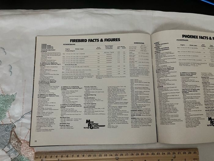 Car brochures. USA and Canada of USA manufacturers. GM, Ford etc.