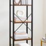 Bookcase vintage brown-black Image 3