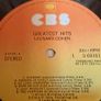 IRISH PRESSING!! - Leonard Cohen - Greatest Hits - LP - CBS Records - 1975 Image 4