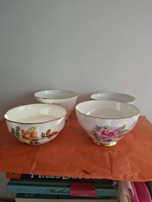Four China Sugar Bowls
